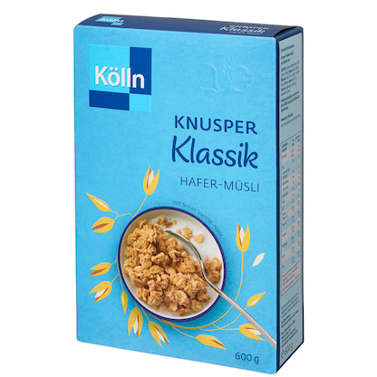 Artikelbild 3 für Kölln Knusper Klassik Müsli 600,0 g, Artikelnummer 296257