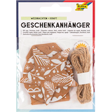 Artikelbild 1 für folia Geschenkanhänger natur Weihnachten 12 St., Artikelnummer 369399