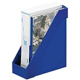 Artikelbild 1 für helit Stehsammler Linear H6361534 blau Kunststoff, DIN A4, Artikelnummer 807586