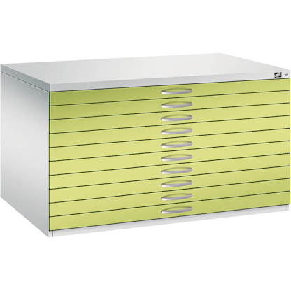 Artikelbild 4 für CP 7200 Planschrank clowngrün, lichtgrau 10 Schubladen 135,0 x 96,0 x 76,0 cm, Artikelnummer 682942