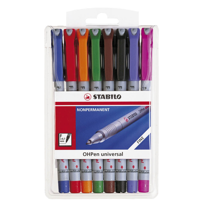 Artikelbild 23 für STABILO OHPen Folienstifte-Set farbsortiert 8 St., Artikelnummer 193294