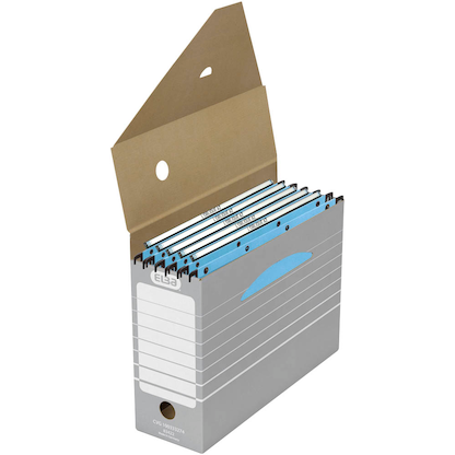 Artikelbild 3 für 10 ELBA Archivboxen Tric grau/weiß 11,0 x 34,0 x 27,0 cm, Artikelnummer 961831