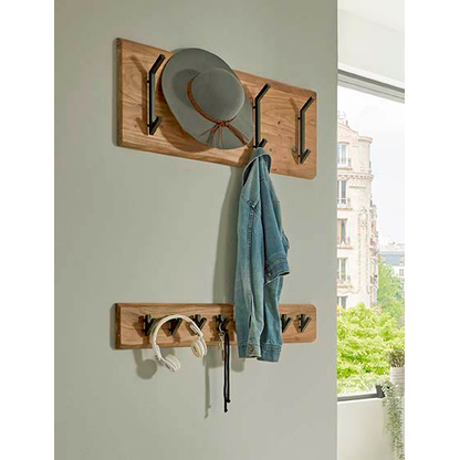 Artikelbild 5 für HAKU Möbel Wandgarderobe 52975 akazie Holz 4 Haken 90,0 x 36,0 cm, Artikelnummer 340168