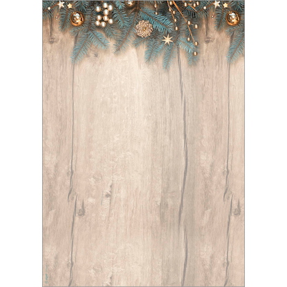 Artikelbild 20 für SIGEL Weihnachtsbriefpapier Golden Greens Motiv DIN A4 90 g/qm 25 Blatt, Artikelnummer 627749