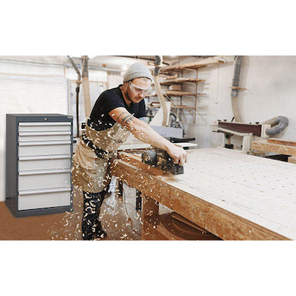 Artikelbild 3 für Simplaflex® Systemeinrichter C-Line Schubladenschrank anthrazit 11 Schubladen 60,0 x 57,5 x 122,0 cm, Artikelnummer 683609