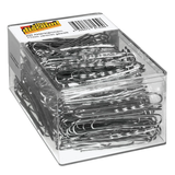 Artikelbild 1 für office discount Aktenklammern silber glanzverzinkt, 200 St., Artikelnummer 620716