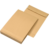 Artikelbild 1 für MAILmedia Faltentaschen DIN B4 ohne Fenster braun mit 4,0 cm Falte, 100 St., Artikelnummer 251629