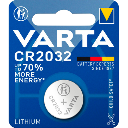 Artikelbild für VARTA Knopfzelle CR2032 3,0 V, Artikelnummer 130286