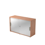 Artikelbild 1 für HAMMERBACHER Schiebetürenschrank 1752S, V1752S/N/S/SG nussbaum, silber 1 Fachboden 120,0 x 40,0 x 74,8 cm, Artikelnummer 375719