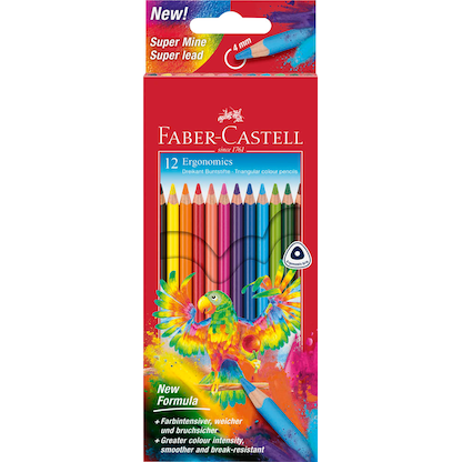 Artikelbild 18 für FABER-CASTELL Ergonomics Buntstifte farbsortiert, 12 St., Artikelnummer 589428