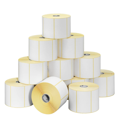 Artikelbild 6 für ZEBRA Etikettenrollen für Etikettendrucker 800262-127 weiß, 57,0 x 32,0 mm, 12 x 2100 Etiketten, Artikelnummer 675210