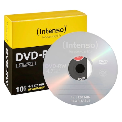 Artikelbild 7 für 10 Intenso DVD-RW 4,7 GB wiederbeschreibbar, Artikelnummer 331272