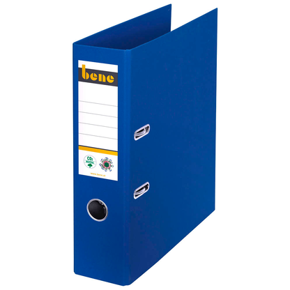 Artikelbild 9 für bene No.1 Ordner blau Karton 8,0 cm DIN A4, Artikelnummer 321723