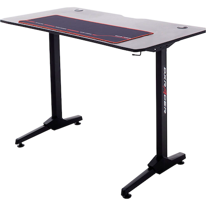 Artikelbild für DXRacer Basic 2, Größe XL Gaming Schreibtisch schwarz rechteckig, C-Fuß-Gestell schwarz 111,0 x 60,0 cm, Artikelnummer 624744