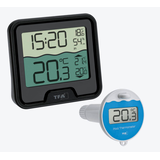 Artikelbild 1 für TFA® 30.3066 MARBELLA Poolthermometer schwarz, Artikelnummer 338036