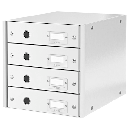 Artikelbild 2 für AKTION: LEITZ Schubladenbox Click & Store weiß 60490001, DIN A4 mit 4 Schubladen mit Prämie nach Registrierung, Artikelnummer 682997