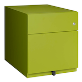 Artikelbild 1 für BISLEY Note Rollcontainer grün 2 Auszüge 42,0 x 56,5 x 49,5 cm, Artikelnummer 877423