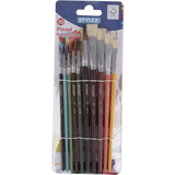 Artikelbild 1 für TOPPOINT Pinsel-Set Größe 1, 2, 3, 4, 6, 8, 10, 12, 10-teilig, Artikelnummer 254361