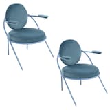 Artikelbild 1 für meet powered by PAPERFLOW Sessel SATURNE blau Stoff, 2 St., Artikelnummer 231059