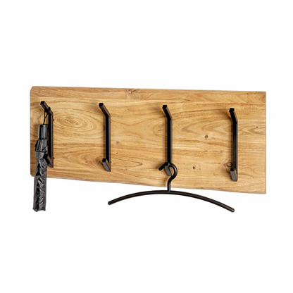 Artikelbild 22 für HAKU Möbel Wandgarderobe 52975 akazie Holz 4 Haken 90,0 x 36,0 cm, Artikelnummer 340168