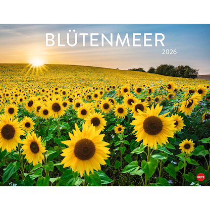 Artikelbild für Heye Monats-Wandkalender Blütenmeer 2026, Artikelnummer 551159