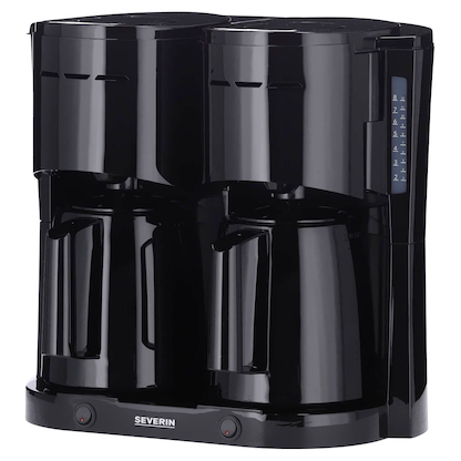 Artikelbild 8 für SEVERIN KA9315 Kaffeemaschine schwarz, 2x 8 Tassen, Artikelnummer 977607