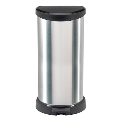 Artikelbild 6 für curver DECOBIN Mülleimer 40,0 l silbermetallic, Artikelnummer 701108