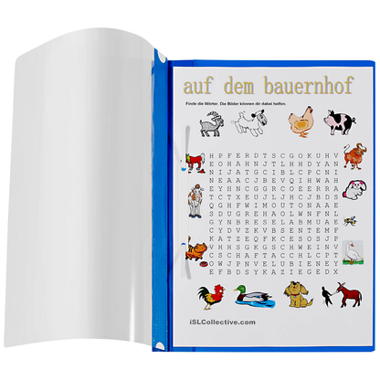 Artikelbild 2 für 5 Lands Schnellhefter Kunststoff blau DIN A4, Artikelnummer 202587