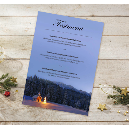 Artikelbild 3 für SIGEL Weihnachtsbriefpapier Christmas Chapel Motiv DIN A4 90 g/qm 100 Blatt, Artikelnummer 627564