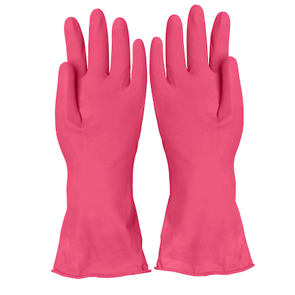 Artikelbild für franz mensch unisex Gummihandschuhe Bettina pink Größe 10, 1 Paar, Artikelnummer 201103