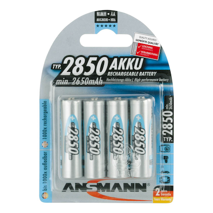 Artikelbild 5 für 4 ANSMANN Akkus Mignon AA 2.650 mAh, Artikelnummer 533176