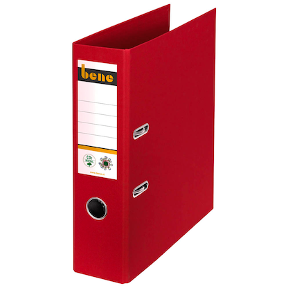 Artikelbild für bene No.1 Ordner rot Karton 8,0 cm DIN A4, Artikelnummer 321731