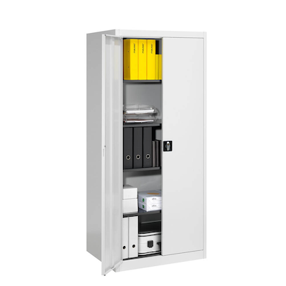 Artikelbild 4 für mauser Metallschrank entero BF6 - 7035/7035 lichtgrau 95,0 x 60,0 x 195,0 cm, aufgebaut, Artikelnummer 258602