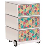 Artikelbild 1 für PAPERFLOW easyBox Vintage Rollcontainer weiß, bunt 4 Auszüge 39,0 x 43,6 x 64,2 cm, Artikelnummer 214579