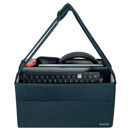 Artikelbild 2 für AKTION: LEITZ Laptoptasche Desk Sharing kompakt Stoff samtgrau 65760089 bis 35,6 cm (14 Zoll) mit Prämie nach Registrierung, Artikelnummer 507416