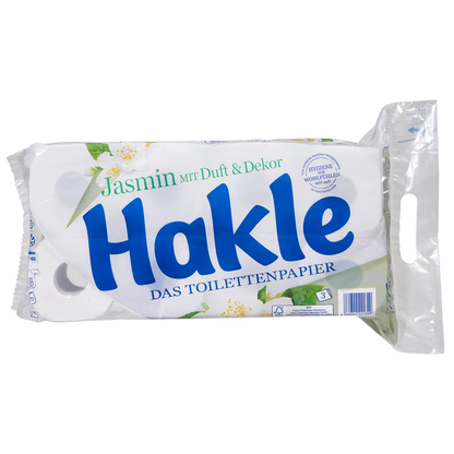 Artikelbild 3 für Hakle Toilettenpapier Jasmin 3-lagig, 8 Rollen, Artikelnummer 514218