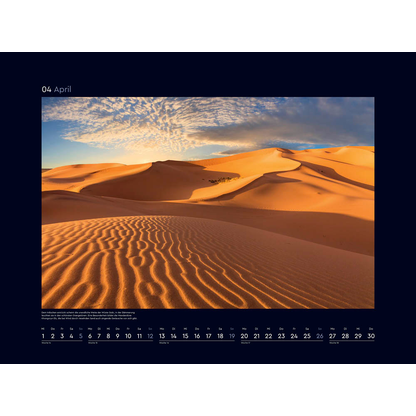 Artikelbild 5 für KUNTH Monats-Wandkalender Farben der Erde 2026, Artikelnummer 575698