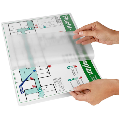 Artikelbild 5 für 100 LEITZ Laminierfolien glänzend für A3 80 micron, Artikelnummer 908103