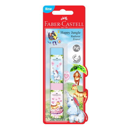 Artikelbild 3 für FABER-CASTELL Radiergummis Happy Jungle farbsortiert, 2 St., Artikelnummer 157513