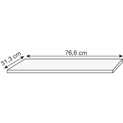 Artikelbild 2 für HAMMERBACHER Fachboden grau 76,6 x 31,3 cm, Artikelnummer 817569