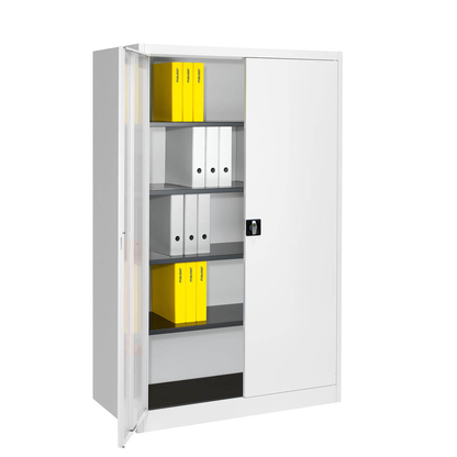 Artikelbild 4 für mauser Stahlschrank entero BF6 - 12 -7035/7035 lichtgrau 120,0 x 60,0 x 195,0 cm, aufgebaut, Artikelnummer 258638