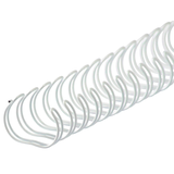 Artikelbild 1 für 100 LMG Drahtbinderücken weiß für 65 Blatt, Artikelnummer 553016