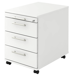 Artikelbild 1 für HAMMERBACHER Orbis Rollcontainer weiß 4 Auszüge 42,8 x 58,0 x 59,0 cm, Artikelnummer 636922
