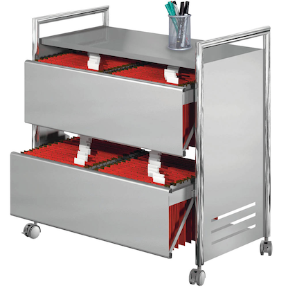 Artikelbild 22 für Kerkmann Hängemappenwagen alu für bis zu 200 Hängemappen, Artikelnummer 916544