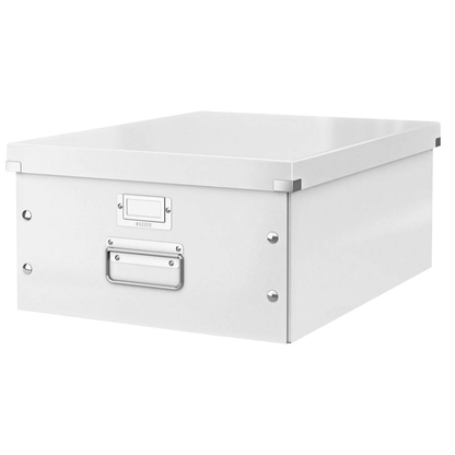 Artikelbild für AKTION: LEITZ Click & Store Aufbewahrungsbox 36,0 l weiß 36,9 x 48,2 x 20,0 cm mit Prämie nach Registrierung, Artikelnummer 682815