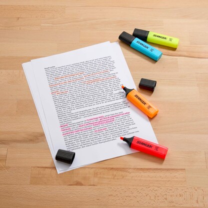 Artikelbild 14 für STANGER Textmarker farbsortiert, 6 St., Artikelnummer 436507