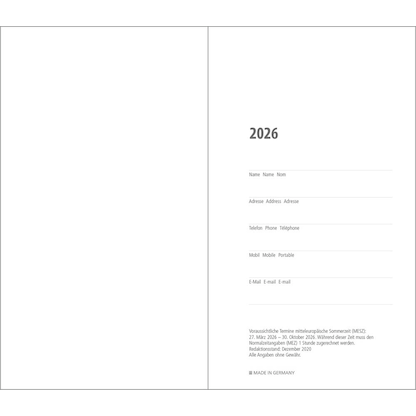 Artikelbild 3 für 3 geiger notes Taschenkalender Monatsplaner Mars Juni 2025 bis Juni 2027 schwarz, Artikelnummer 550709