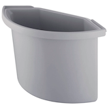 Artikelbild 1 für helit Mülleimer-Einsatz 2,0 l lichtgrau, Artikelnummer 684217