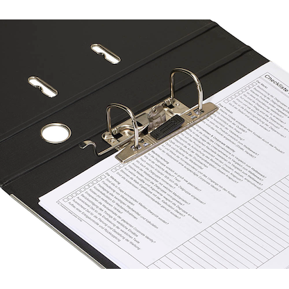 Artikelbild 6 für office discount Ordner schwarz Kunststoff 5,0 cm DIN A4, Artikelnummer 501627