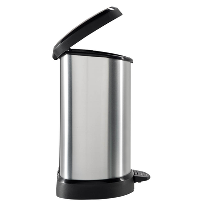 Artikelbild 7 für curver DECOBIN Mülleimer 15,0 l silbermetallic, Artikelnummer 700993